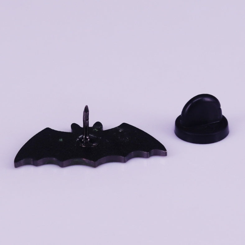 Mothman Symbol Enamel Pin - Glow in the Dark